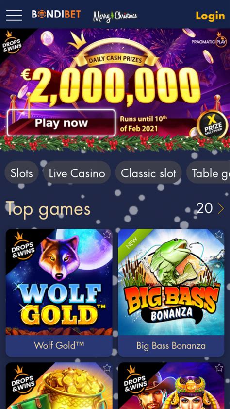 Bondibet casino app